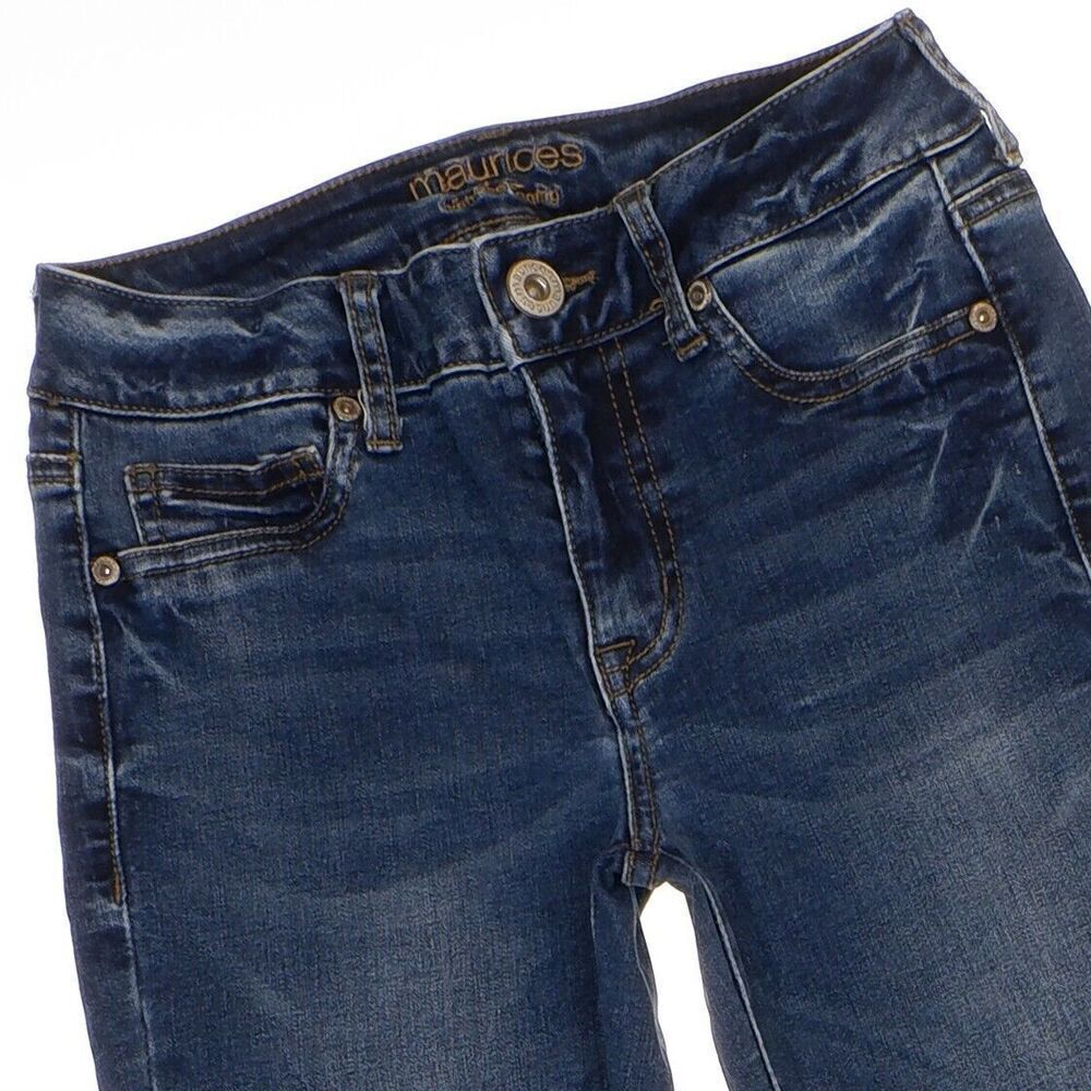 🦩 Maurices High Rise Jegging Size XS-R Womens Denim Stretch Measures 24x27.5 - Picture 2 of 9